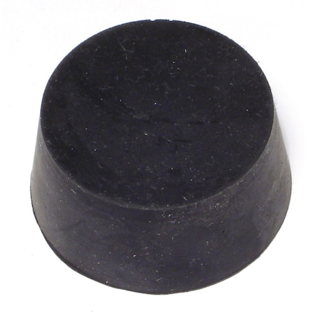 Midwest Fastener 2" x 1-3/4" x 1", No 10-1/2" Black Rubber Stoppers 2PK 65903